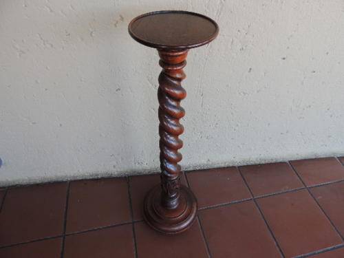 BARLEY TWIST CARVED GUERIDON - SIMPLY  GORGEOUS