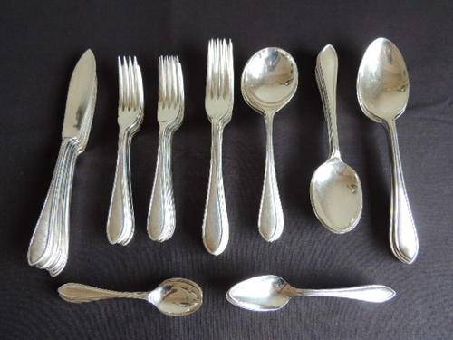 SHEFFIELD EPNS CUTLERY SET - 51 PIECES - MINT CONDITION