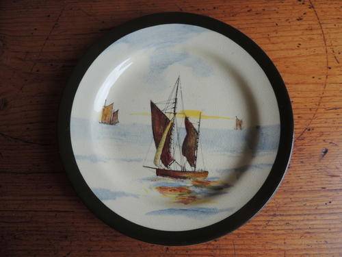 ROYAL DOULTON PLATE - YACHT