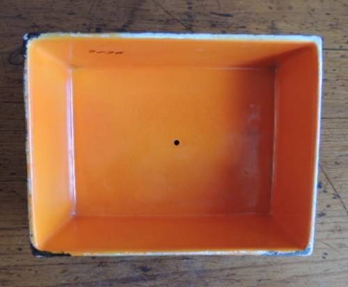 SHELLEY HAND PAINTED BUTTER DISH - KINGFISHERS - reduced for Christiane only