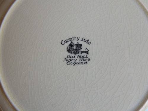 OLD HALL PLATE - COUNTRYSIDE SCENE OF ANN HATHAWAY'S COTTAGE