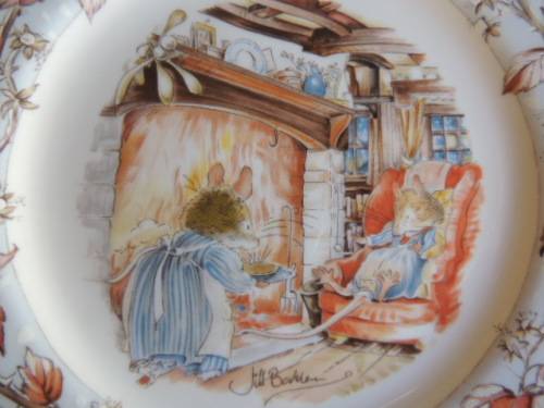 ROYAL DOULTON BRAMBLY HEDGE PLATE 21 CM - "WINTER"
