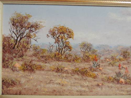 HENRY BREDENKAMP OIL ON BOARD - 1982