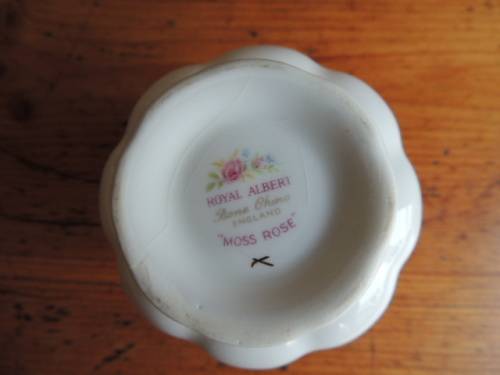 ROYAL ALBERT MILK JUG AND SUGAR BASIN - "MOSS ROSE"