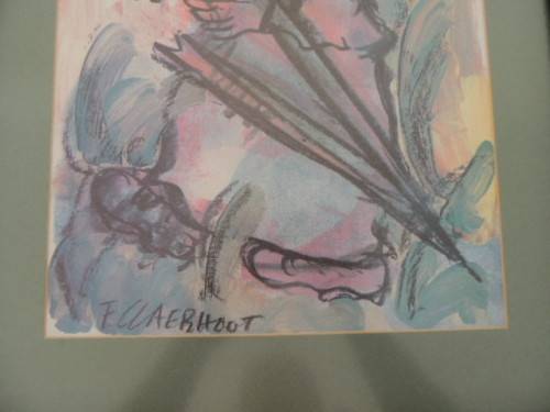 CLAERHOUT PRINT BEAUTIFULLY FRAMED - Reduced