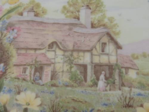 ROYAL ALBERT PLATE FROM THE COTTAGE GARDEN YEAR SERIES - "SPRING"