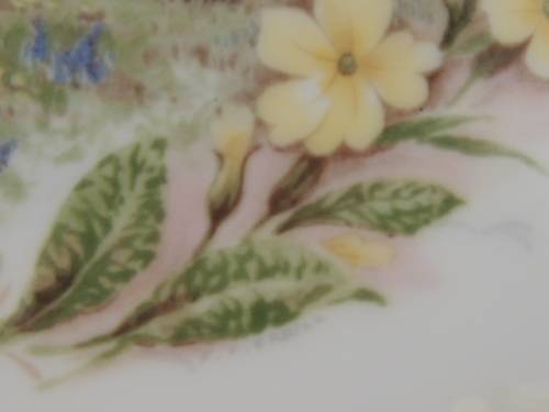 ROYAL ALBERT PLATE FROM THE COTTAGE GARDEN YEAR SERIES - "SPRING"