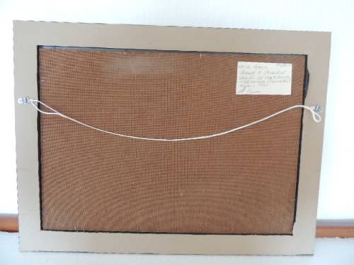 ERNEST BENJAMIN KING - OIL ON BOARD - BUSHVELD LANDSCAPE DATED 1957