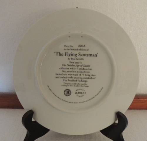 BRADFORD EXCHANGE PLATE - "THE FLYING SCOTSMAN"