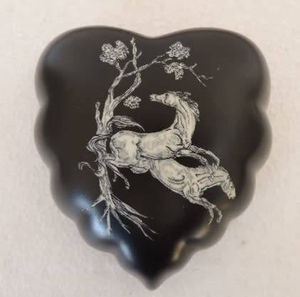 CROWN DEVON WALL VASE - "PEGASUS"