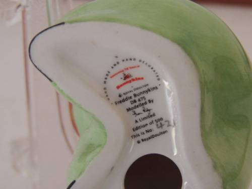 ROYAL DOULTON BUNNYKINS FIGURINE - "FREDDIE BUNNYKINS' - LIMITED EDITION OF 500