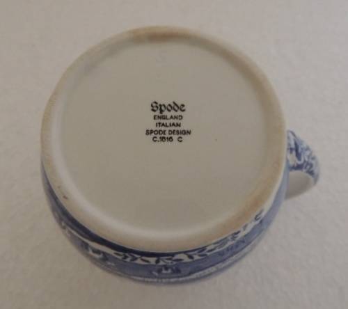 COPELAND SPODE'S ITALIAN BLUE - MILK JUG 8 CM