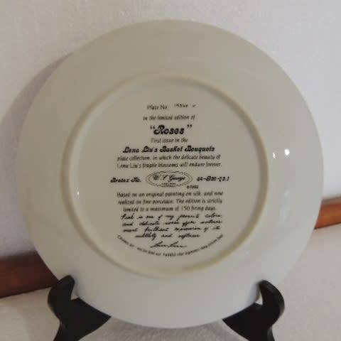 "ROSES" PLATE NUMBER ONE FROM "LENA LIU'S BASKET BOUQUETS" FABULOUS