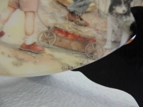 ROYAL DOULTON OLD COUNTRY CRAFTS PLATE - "THE WHEELWRIGHT" 1991, BOXED WITH COA