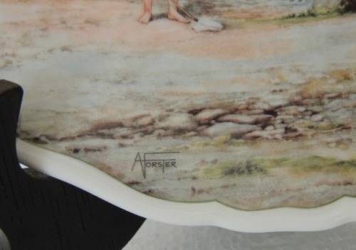 ROYAL DOULTON PLATE - VILLAGE LIFE SERIES, "THE YOUNG FISHERMAN"