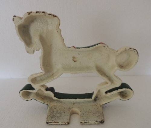VINTAGE DOORSTOPPER - ROCKING HORSE reserved for marvellous things