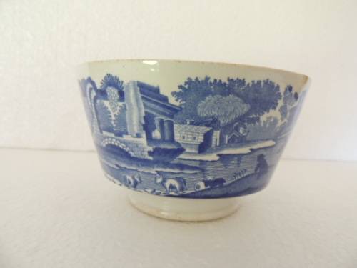 COPELAND SPODE'S ITALIAN BLUE LARGE SUGAR BOWL
