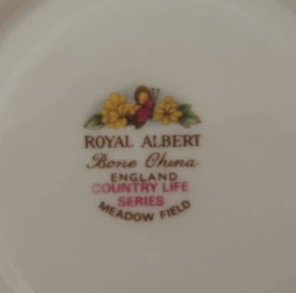 ROYAL ALBERT TEA SAUCER - " MEADOW FIELD"