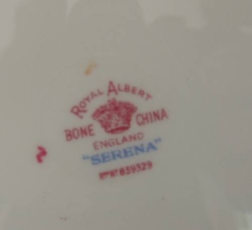 ROYAL ALBERT TEA SET - "SERENA"