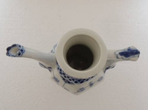 ROYAL COPENHAGEN BLUE FLUTED  FULL LACE COFFEE/CHOCOLATE POT - Reserved for Louky