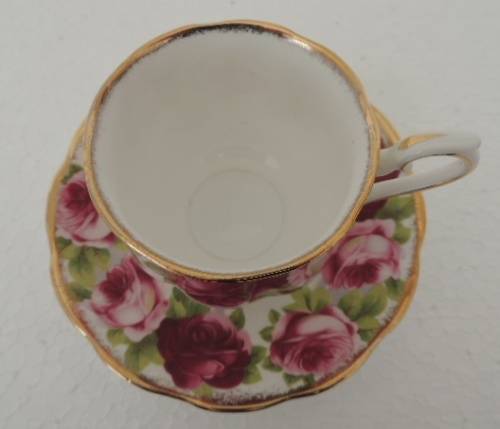 ROYAL ALBERT TRIO - "OLD ENGLISH ROSE"  - 2 AVAILABLE