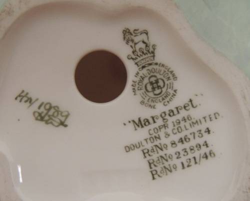 ROYAL DOULTON FIGURINE - "MARGARET" HN 1989 for FHD ONLY