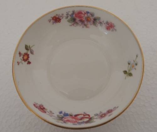 ROYAL CROWN DERBY - "DERBY POSIES" - TEA STRAINER AND TEA BAG HOLDER