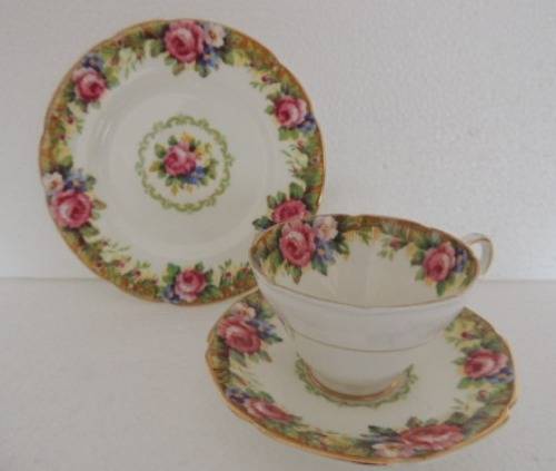 PARAGON 21 PIECE TEA SET - "TAPESTRY ROSE" , clearance sale