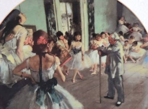 LIMOGES MASTERPIECES OF IMPRESSIONISM - "LA CLASSE DE DANSE" by Degas