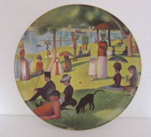 LIMOGES MASTERPIECES OF IMPRESSIONISM - "LA SEINE A LA GRANDE-JATTE"  by Georges Seurat