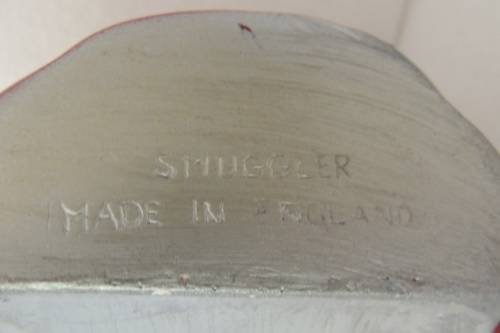 MAGNIFICENT CHALKWARE HEAD - "SMUGGLER"