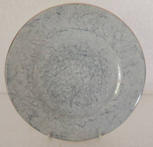 ROYAL ALBERT SIDE/CAKE PLATE- "GOSSAMER", Light blue
