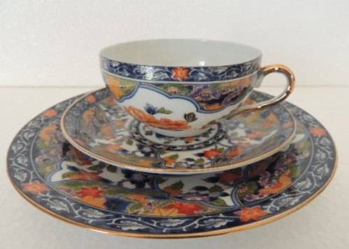 21 PIECE ORIENTAL TEA SET - GEISHA GIRL