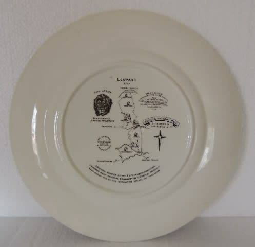WEDGWOOD KRUGER NATIONAL PARK "LEOPARD" PLATE