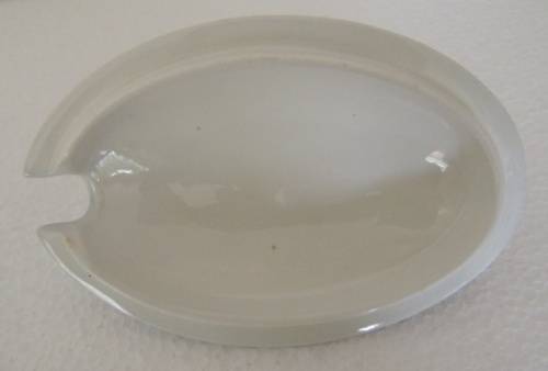 BOOTHS SAUCE BOAT ON STAND WITH COVER - "RENOWN BORDER"