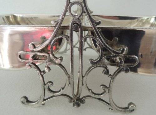 MAGNIFICENT SILVER PLATED MUFFIN WARMER, price reduced