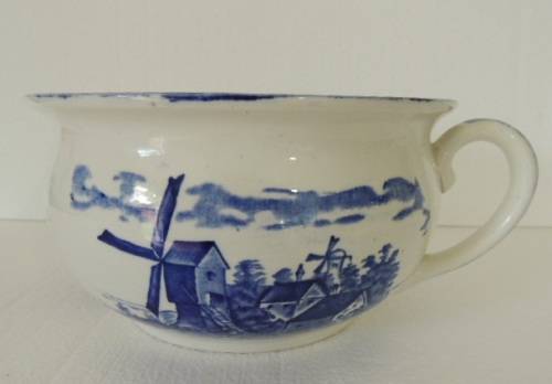 CHAMBER POT -  EMPIRE WARE EAST ANGLIA PATTERN