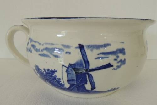 CHAMBER POT -  EMPIRE WARE EAST ANGLIA PATTERN
