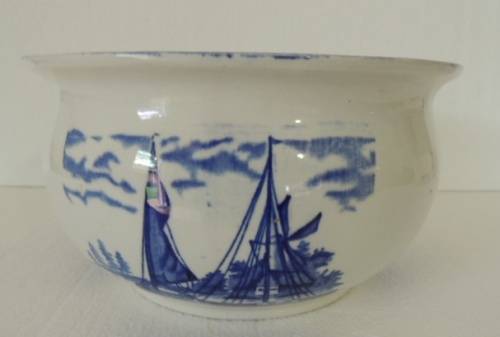 CHAMBER POT -  EMPIRE WARE EAST ANGLIA PATTERN