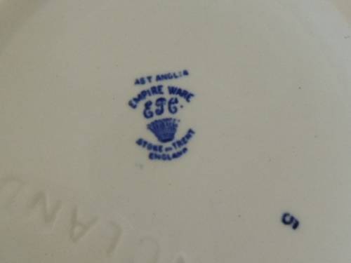 CHAMBER POT -  EMPIRE WARE EAST ANGLIA PATTERN