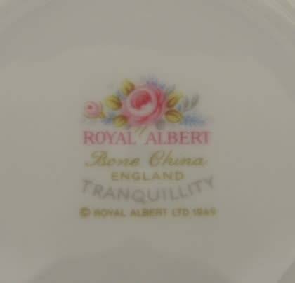 Royal Albert Tea Saucer - `TRANQUILLITY`