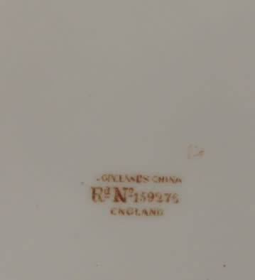 Antique Copeland`s China Plates Rd No 159276