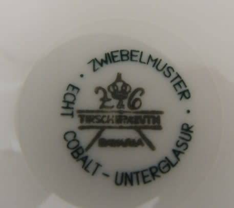 Zwiebelmuster Blue Onion Soup Coupe