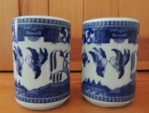 Willow Pattern Salt and Pepper Shakers
