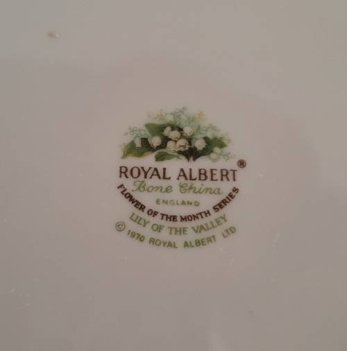 Royal Albert Flower of the Month Side Plate - May