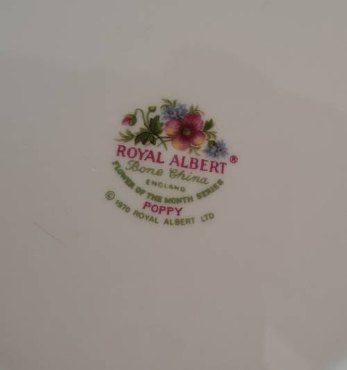 Royal Albert Flower of the Month Side Plate - August