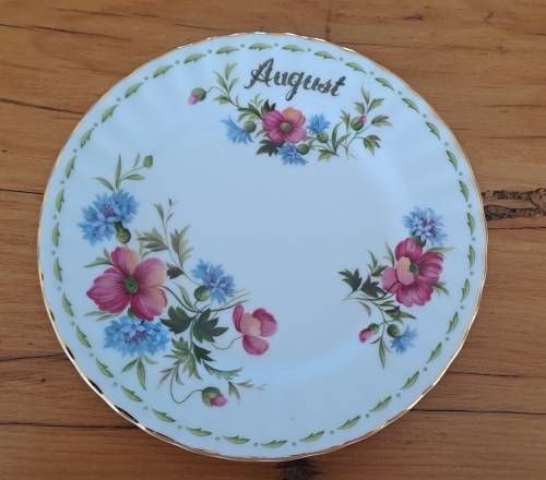 Royal Albert Flower of the Month Side Plate - August