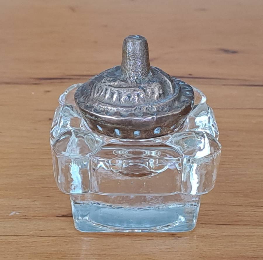 Brass Inkwell