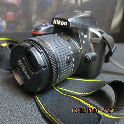 NIKON D3400 WITH AF-PDX NIKKOR 18-55MM LENS