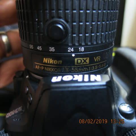 NIKON D3400 WITH AF-PDX NIKKOR 18-55MM LENS